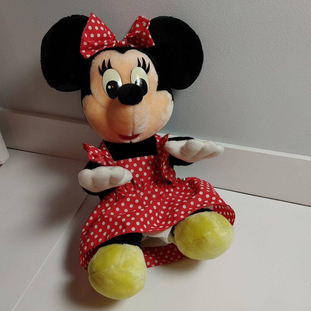 Vintage Disney Minnie Mouse Plush 16"